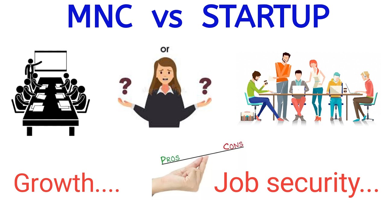 MNC vs Startup || comparison between MNC and startup || Which one is better to join for freshers .