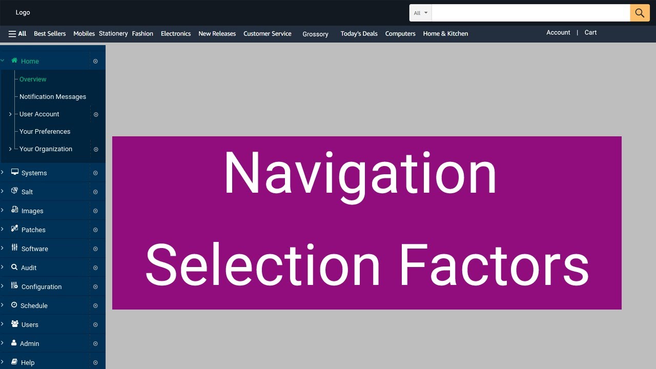 UI Navigation Selection Factors: Usability | UX Design | Kathir | Kathirg.com | Mindtreasury