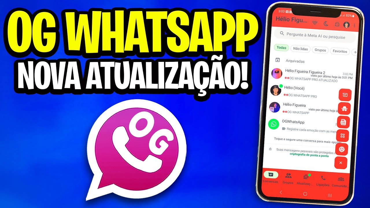NOVO!🚨OG WHATSAPP PRO ATUALIZADO NA SUA NOVA VERSÃO E FUNCIONANDO PARA NÚMERO BANIDO