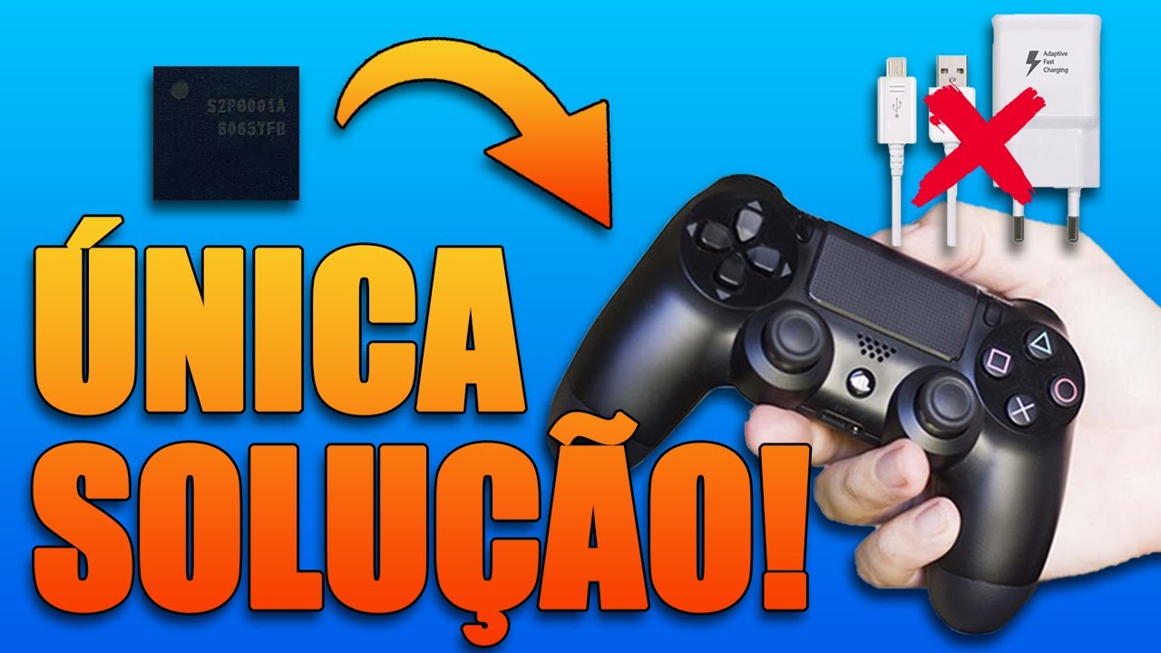 Controle do PS4 Não Liga e Não Carrega | SOLUÇÃO!
