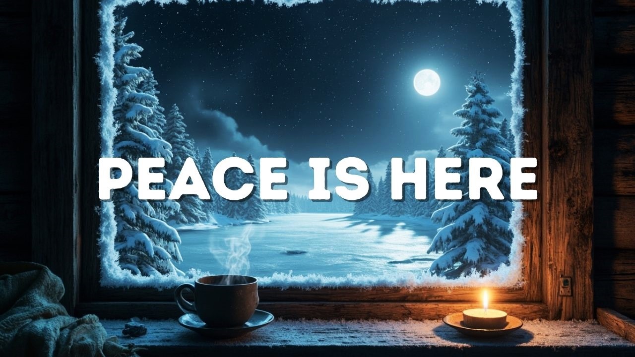 Peace in His Presence ✨ Quiet Snowy Night ❄️ Instrumental Worship Music for Bible Reading & Relax