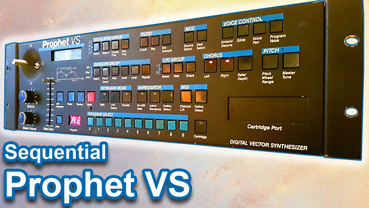 SEQUENTIAL CIRCUITS PROPHET VS - Sounds, Patches & Ambient Soundscapes | Vector Synthesizer Demo