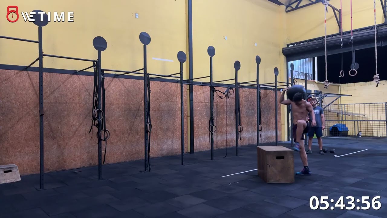 Wheelwod CrossFit open 26.1  Rian Soares - extremidade superior 2 ponto de contato