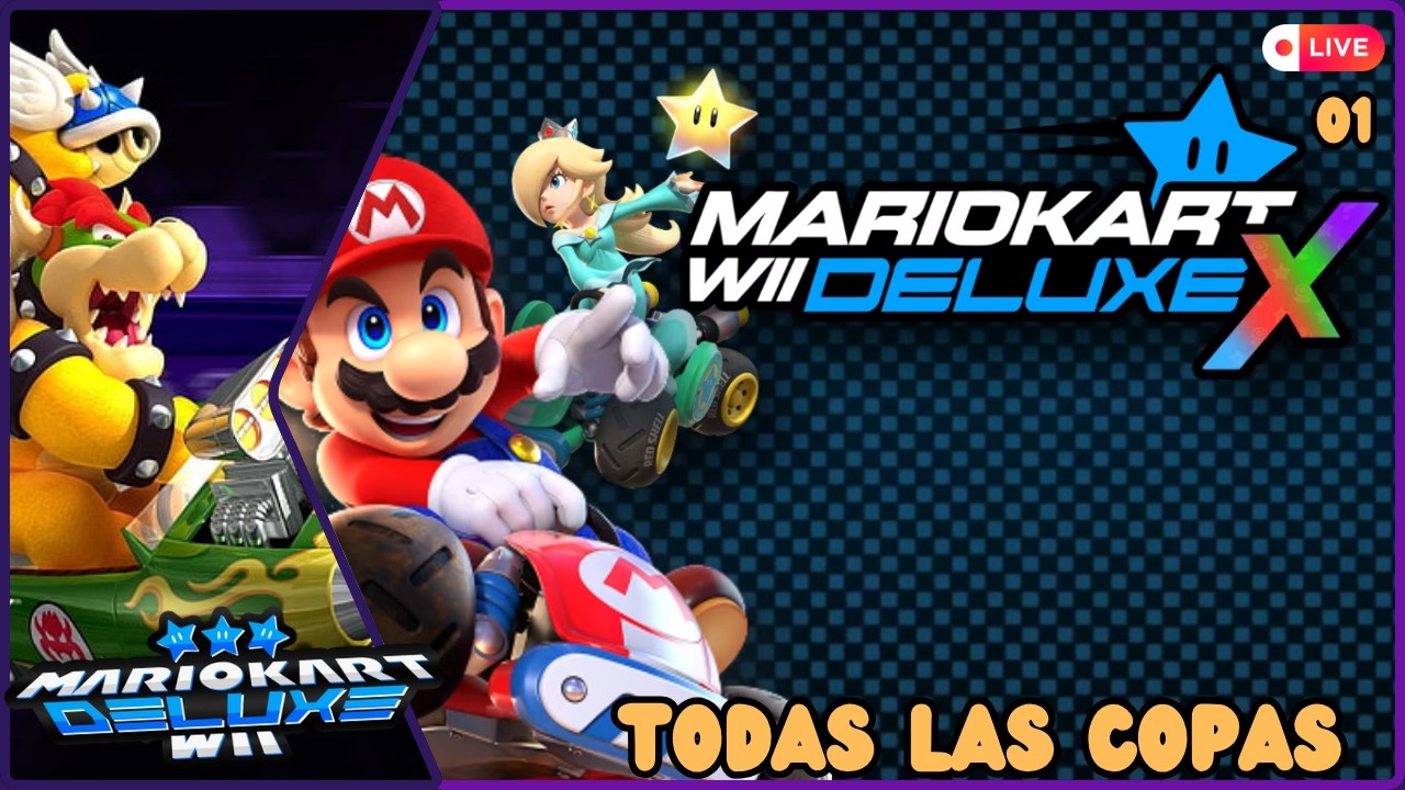 ¡Pasando todas las copas de Deluxe! - MK Wii Deluxe X