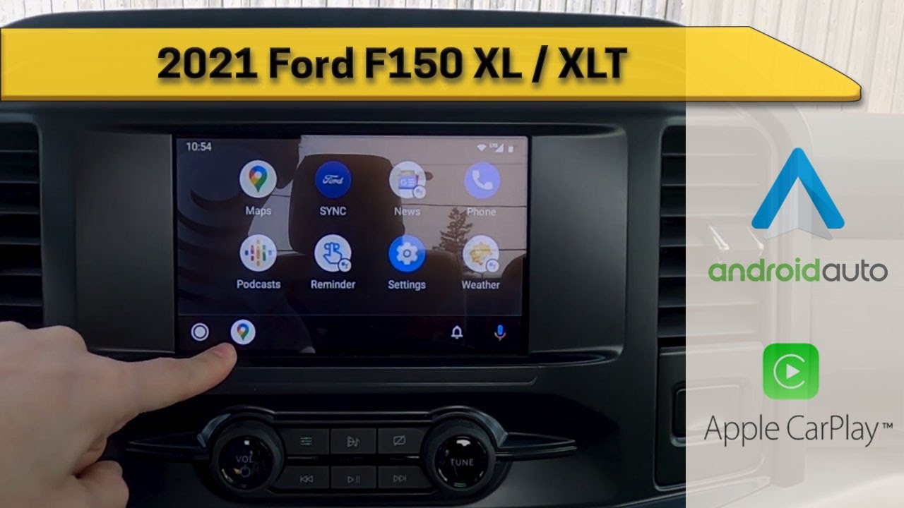 Использование Android Auto и Apple Car Play в Ford F150 XL