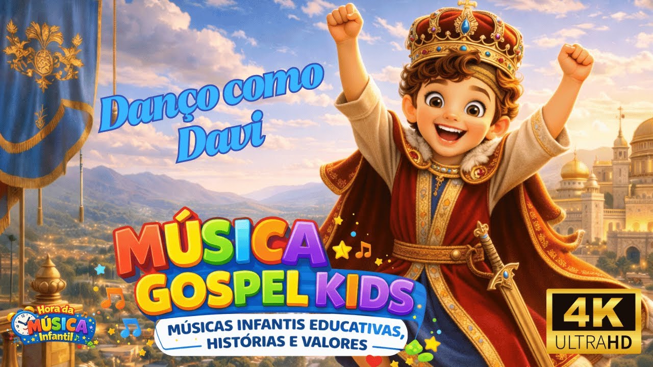 DANÇO COMO DAVI - Música Gospel Kids - Louvor Infantil Cristão