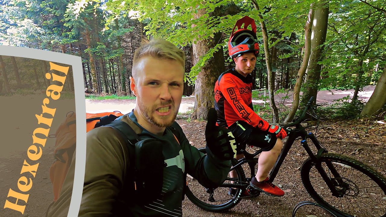 Hexentrail Freiburg! Stephan hat nen neues Bike!!! Ob es sich damit besser fahren lässt???