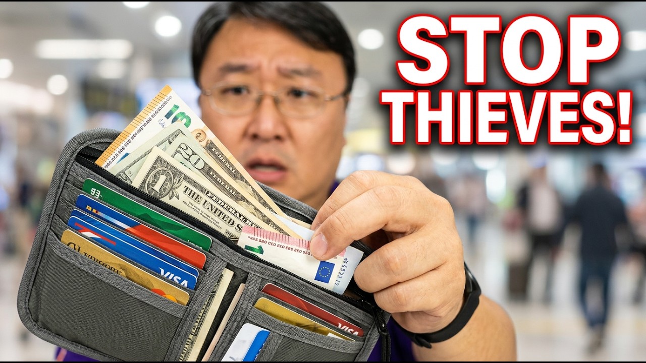 Protect your valuables with a Zero Grid Neck Wallet Travel Pouch