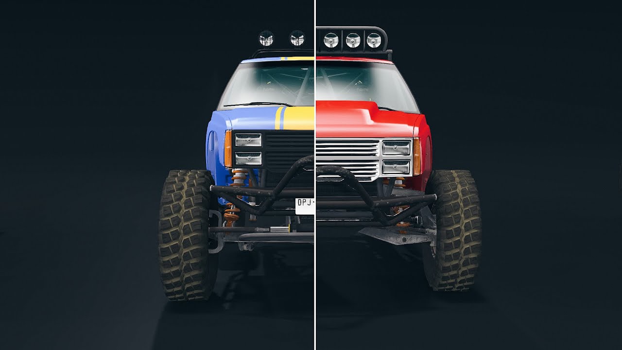 Suspension War: Super Pig VS Rock Racer - BeamNG drive | Wheelbump