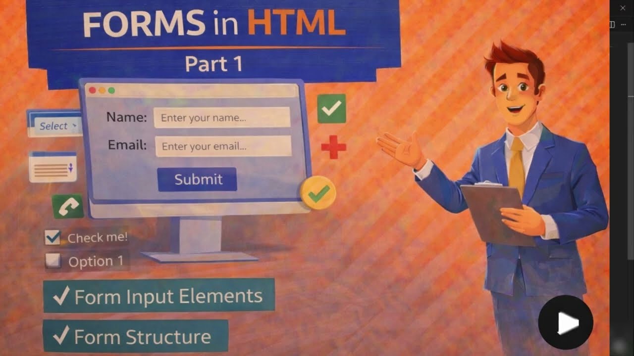 HTML Forms Explained (Part 1) | Beginner HTML & CSS Course | Learn With Moiz