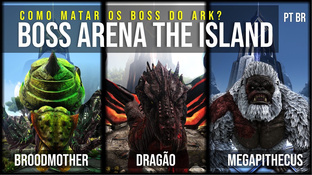 Boss Arena - Como matar o BOSS do ARK [ISLAND] - [Arktetando]