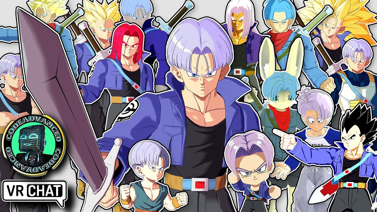 The Coolest & Weirdest Trunks Avatars Discovered in VRChat.  #dragonball