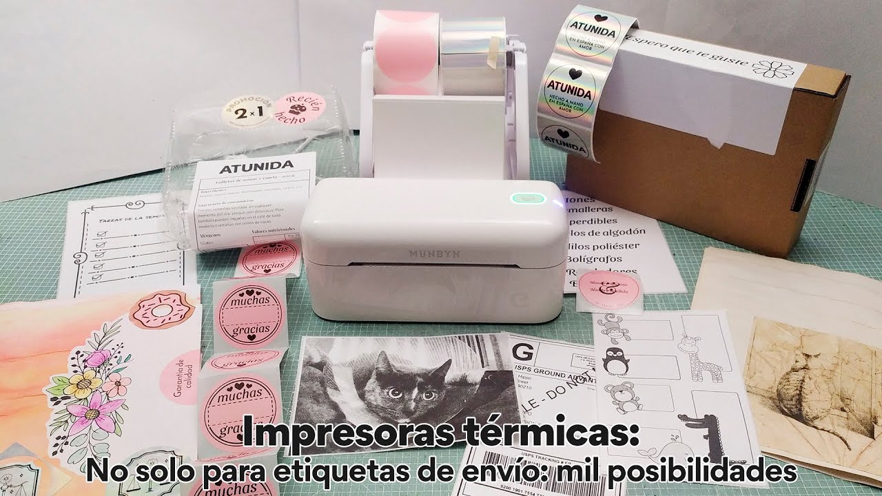 Impresoras térmicas ❌etiquetas de envío ✅MILES DE APLICACIONES con MUNBYN impresora etiquetas 402B