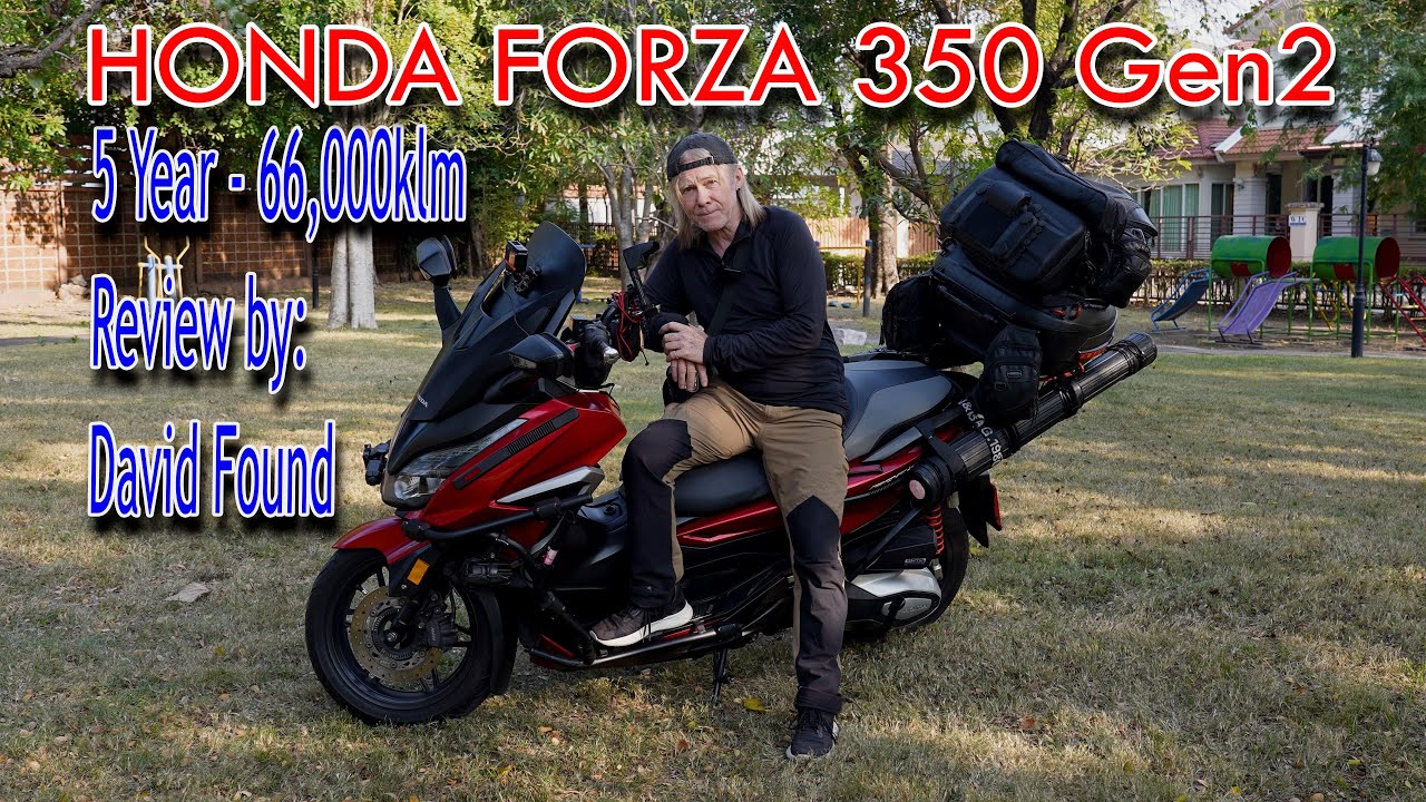 Honda Forza 350 Gen2 - 5 Year Review 66,000klm by David Found