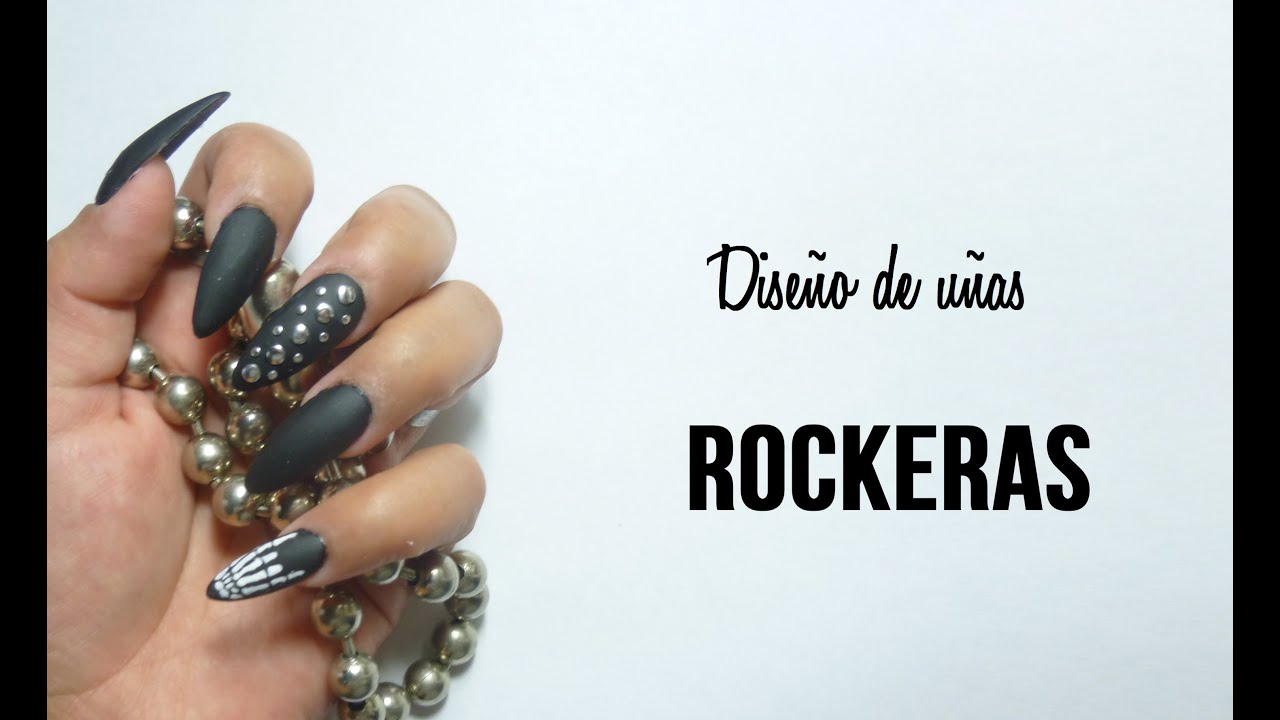 Diseño de uñas ROCKERAS