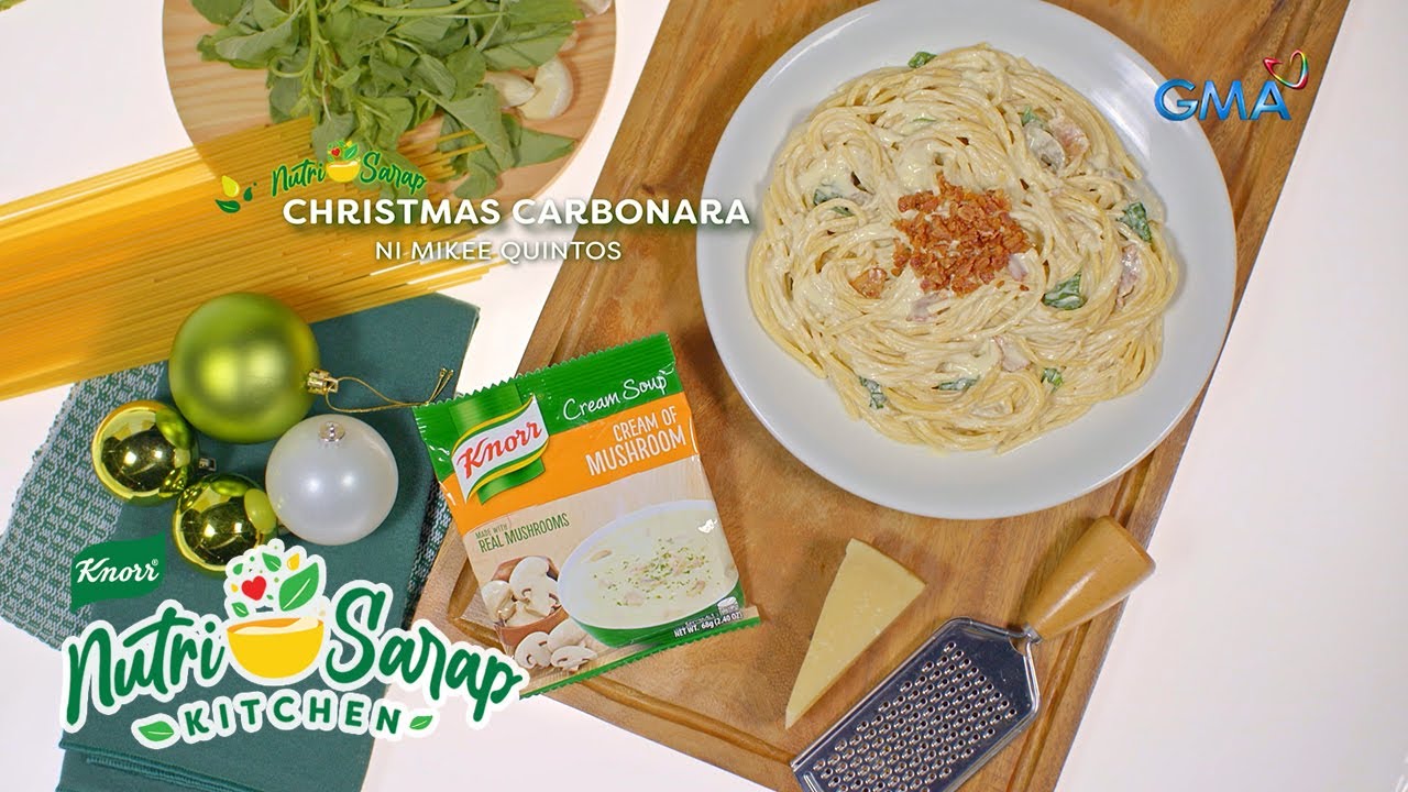 Knorr Nutri-Sarap Paskusina: Easy home-made Carbonara recipe by Mikee Quintos