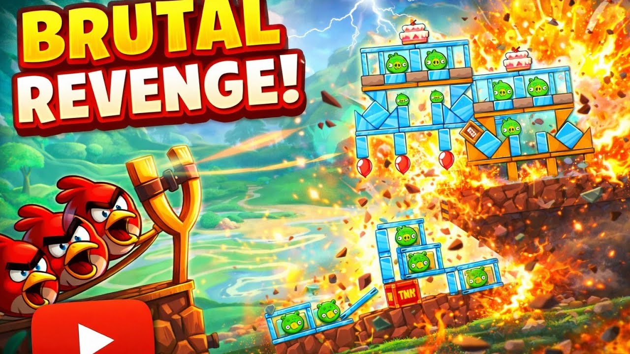 Jab Birds Ne Liya Brutal Revenge 💥 | Full Destruction Gameplay | Angry Birds Game | Board pass gamer