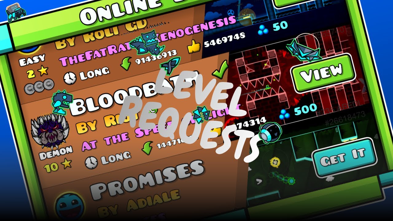 LEVEL REQUESTS | Geometry dash