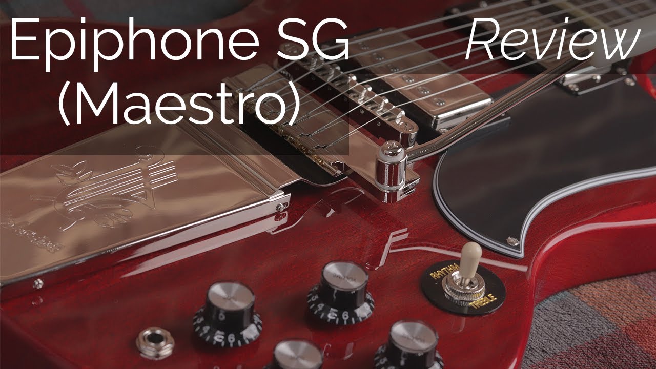 Epiphone 2020 SG Maestro | Guitar Review 61 Standard