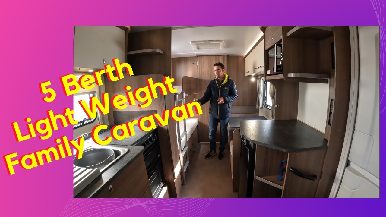 5 berth light weight family caravan for sale, Bailey Phoenix 650