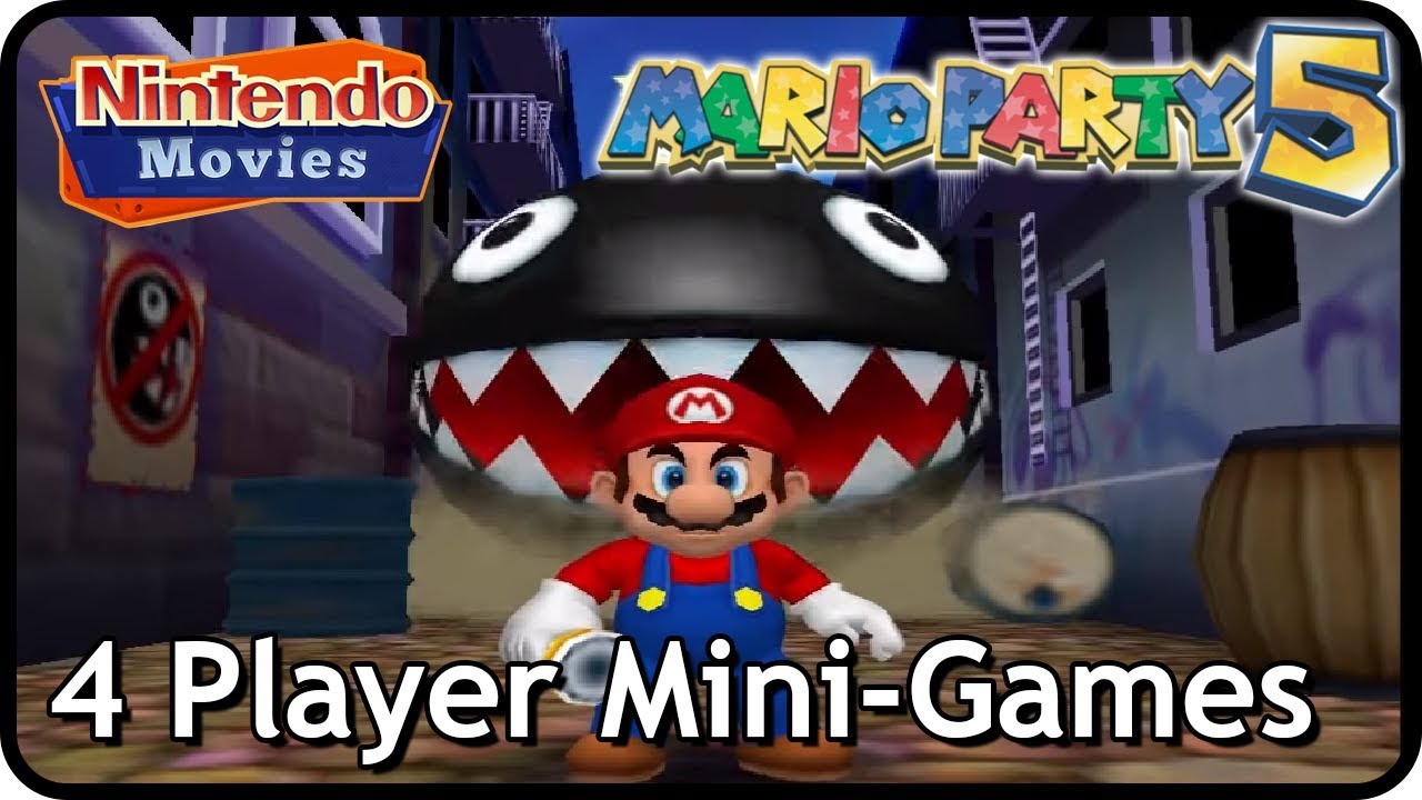 Mario Party 5 - All 4 Player Mini-Games