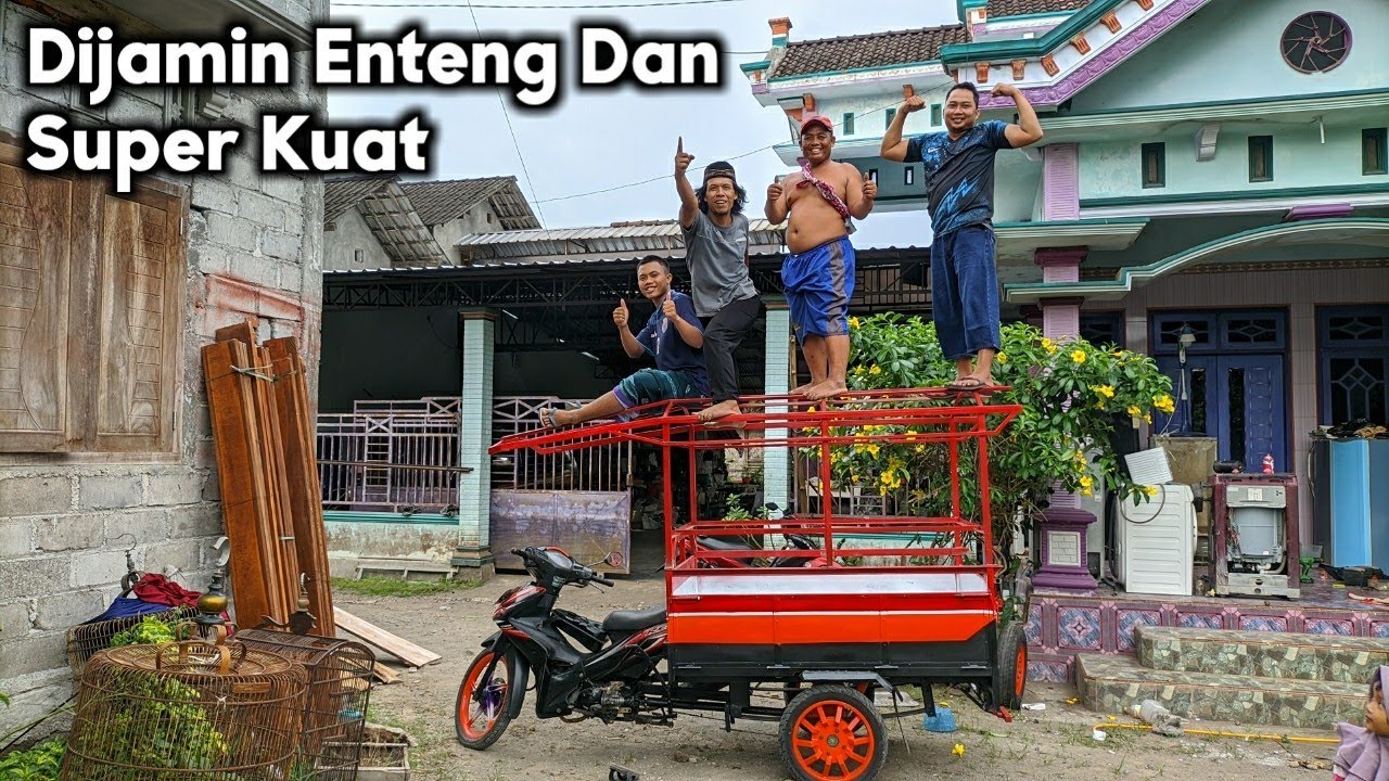 TES KEKUATAN DAN BERAT KERANGKA ATAP RODA TIGA