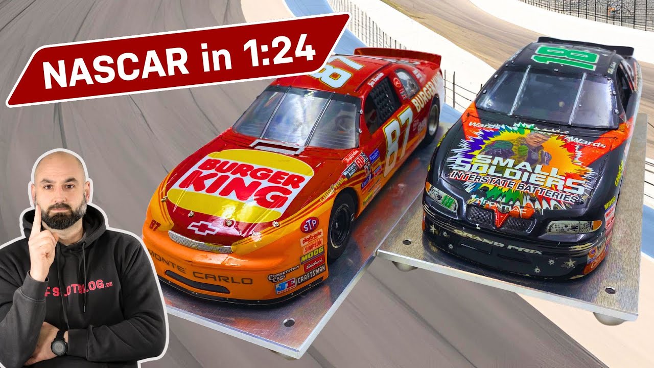 Nascar in 1:24 - Slotcar Eigenbau