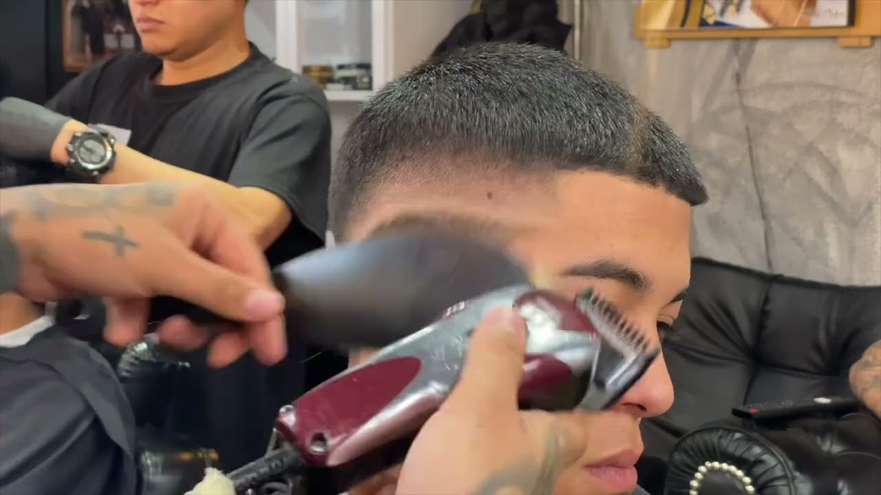 mid skin fade #barberia #barberlife #fadedwheel