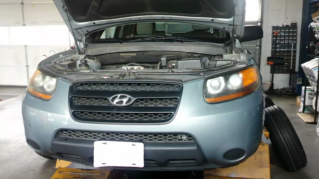 How to replace front and rear brakes on a 2009 Hyundai Santa Fe