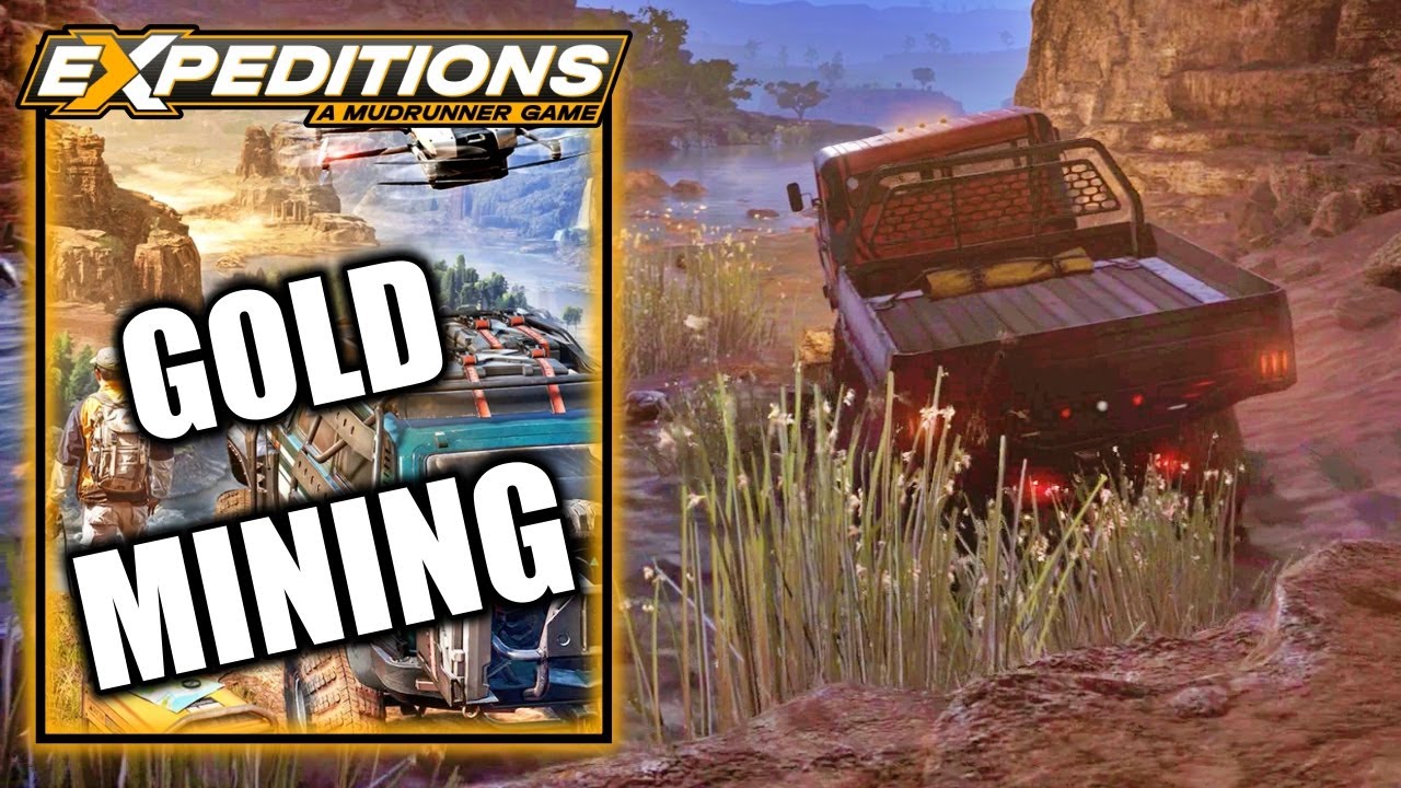 Expeditions A Mudrunner Game &ndash; Gold Mining Contract - PS5 Gameplay