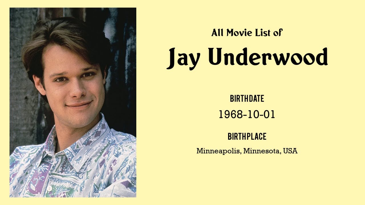 Jay Underwood Movies list Jay Underwood| Filmography of Jay Underwood