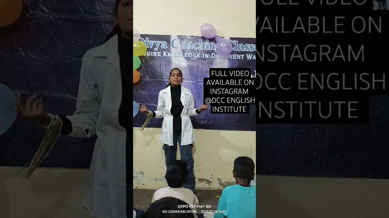 Work is a worship topic | speech by DCC ENGLISH. 