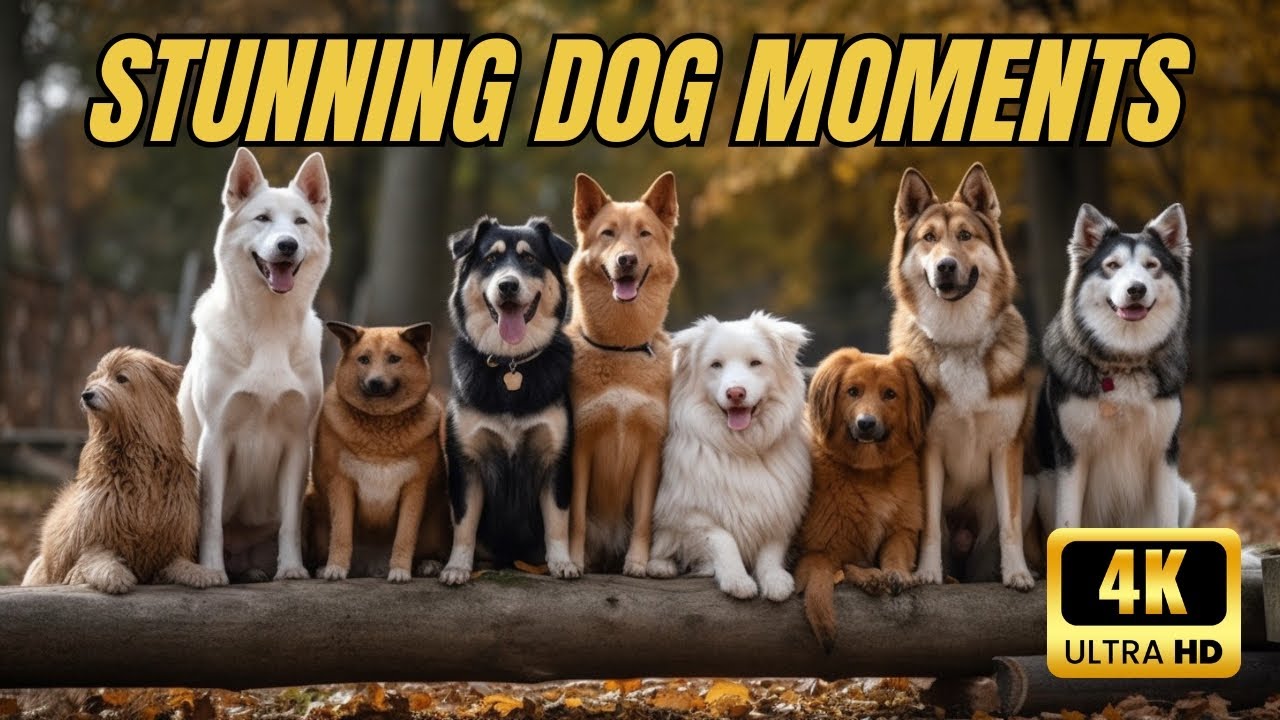 The Ultimate Dog Compilation | Playful Moments in 4K - Part 1