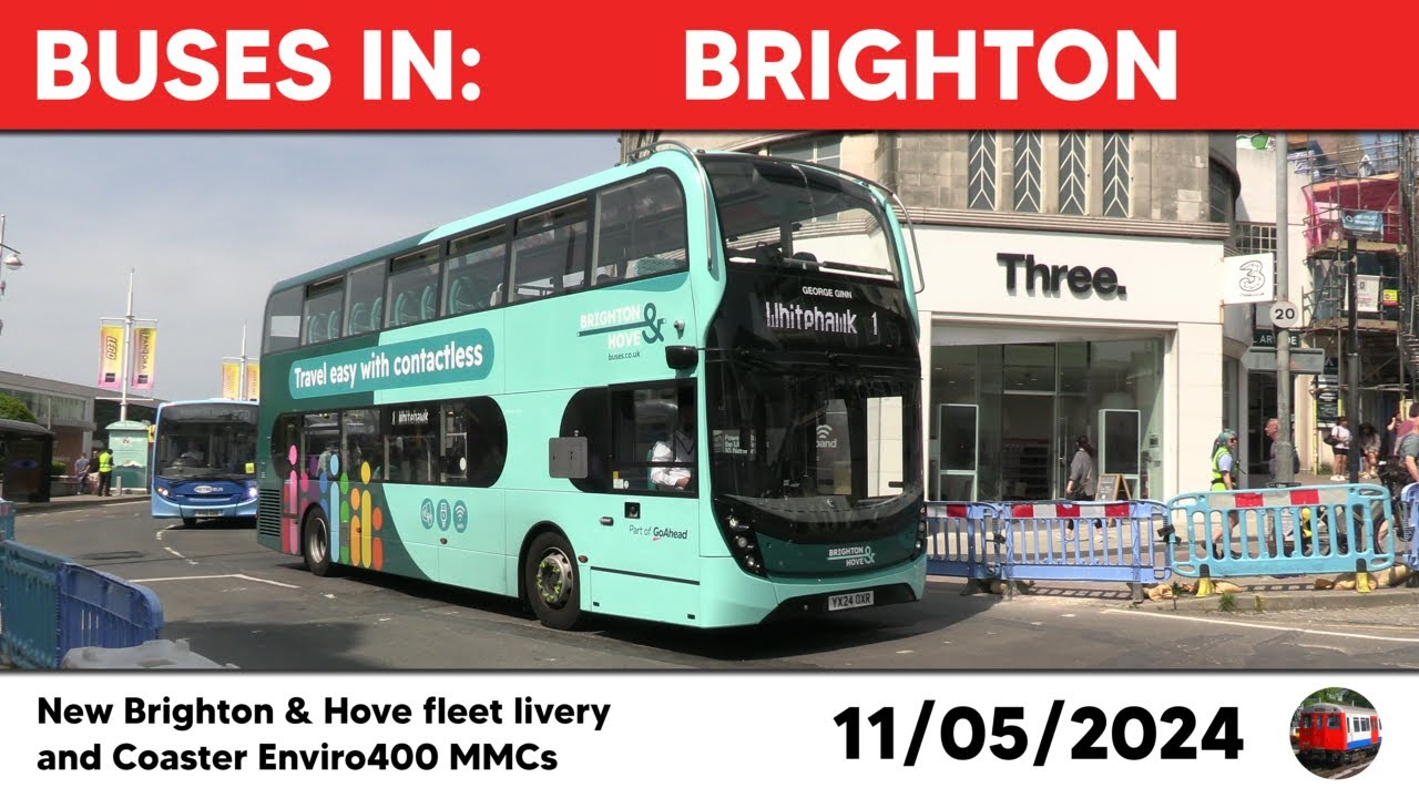 Buses in Brighton 11/05/2024