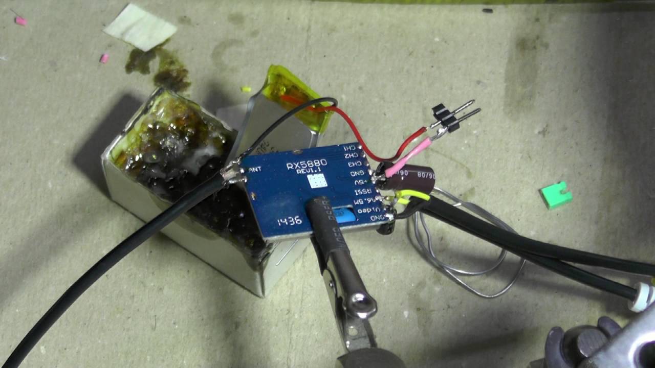 Сборка телеприёмника Boscam RX5880 5.8 ГГц своими руками для FPV