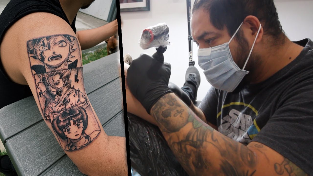 First anime tattoo ever | アニメタトゥー |