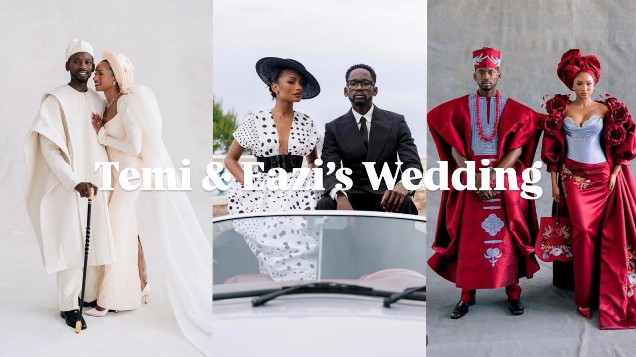 Rating Mr Eazi & Temi Otedola’s Internet Breaking Wedding Looks!