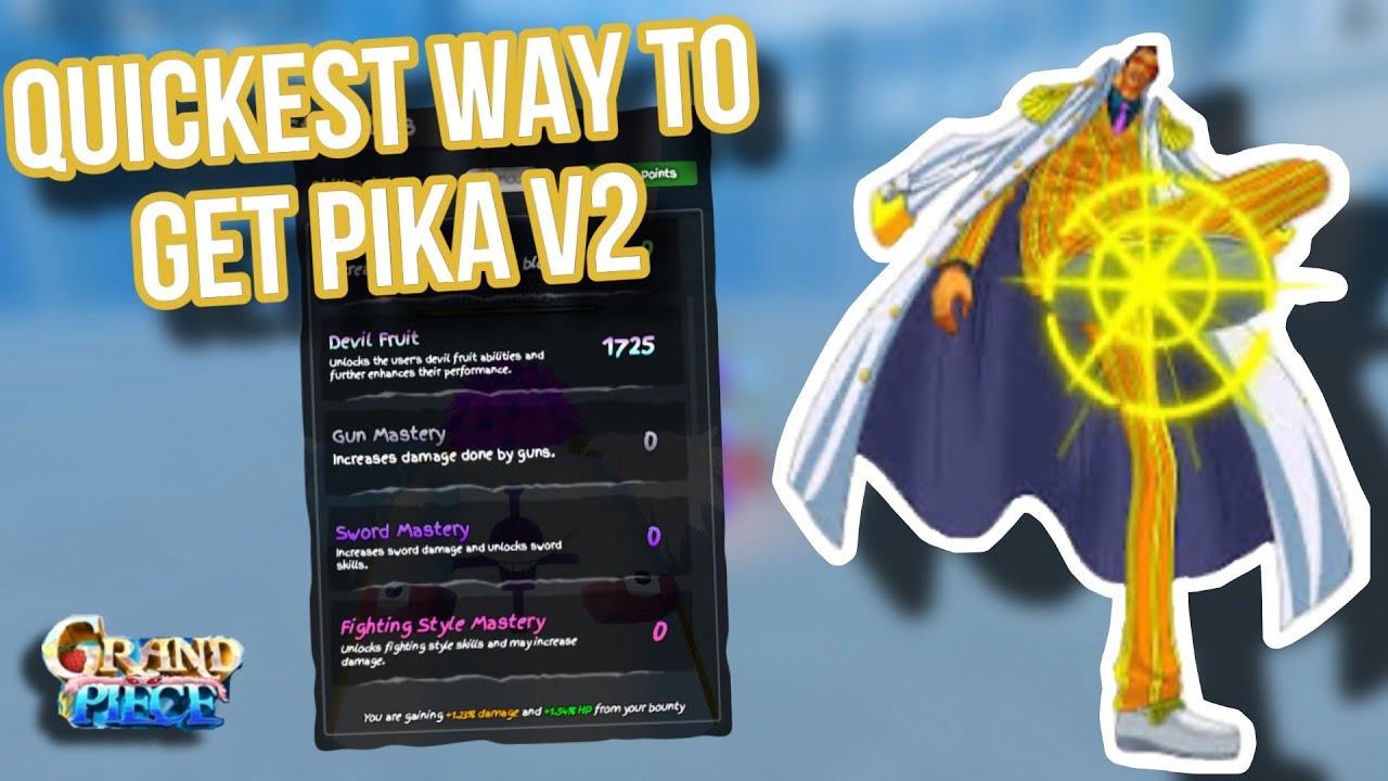 [GPO] *ПРОСТОЕ РУКОВОДСТВО* КАК ПОЛУЧИТЬ PIKA V2+ МАКСИМАЛЬНЫЕ СТАТИСТИКИ. ВИТРИНА GPO ROBLOX #ro...