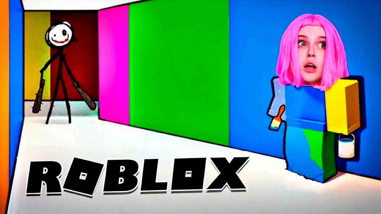 КАМУФЛЯЖНЫЕ ПРЯТКИ В РОБЛОКС! АЛИНКА СПРЯЧЬСЯ ЧТОБЫ ВЫЖИТЬ В ROBLOX | он идет за тобой!