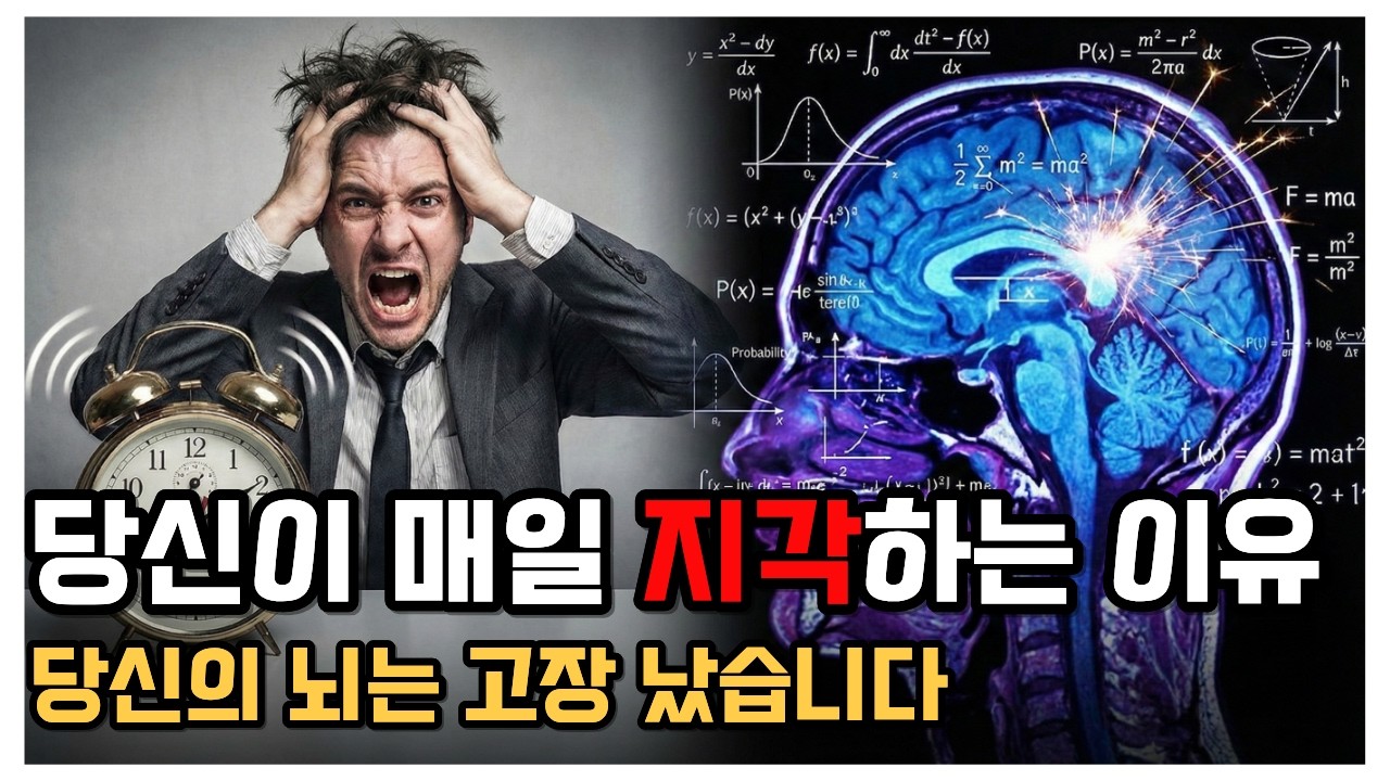 당신이 지각하는 진짜 이유 (게으름 아님, 소름 돋음)