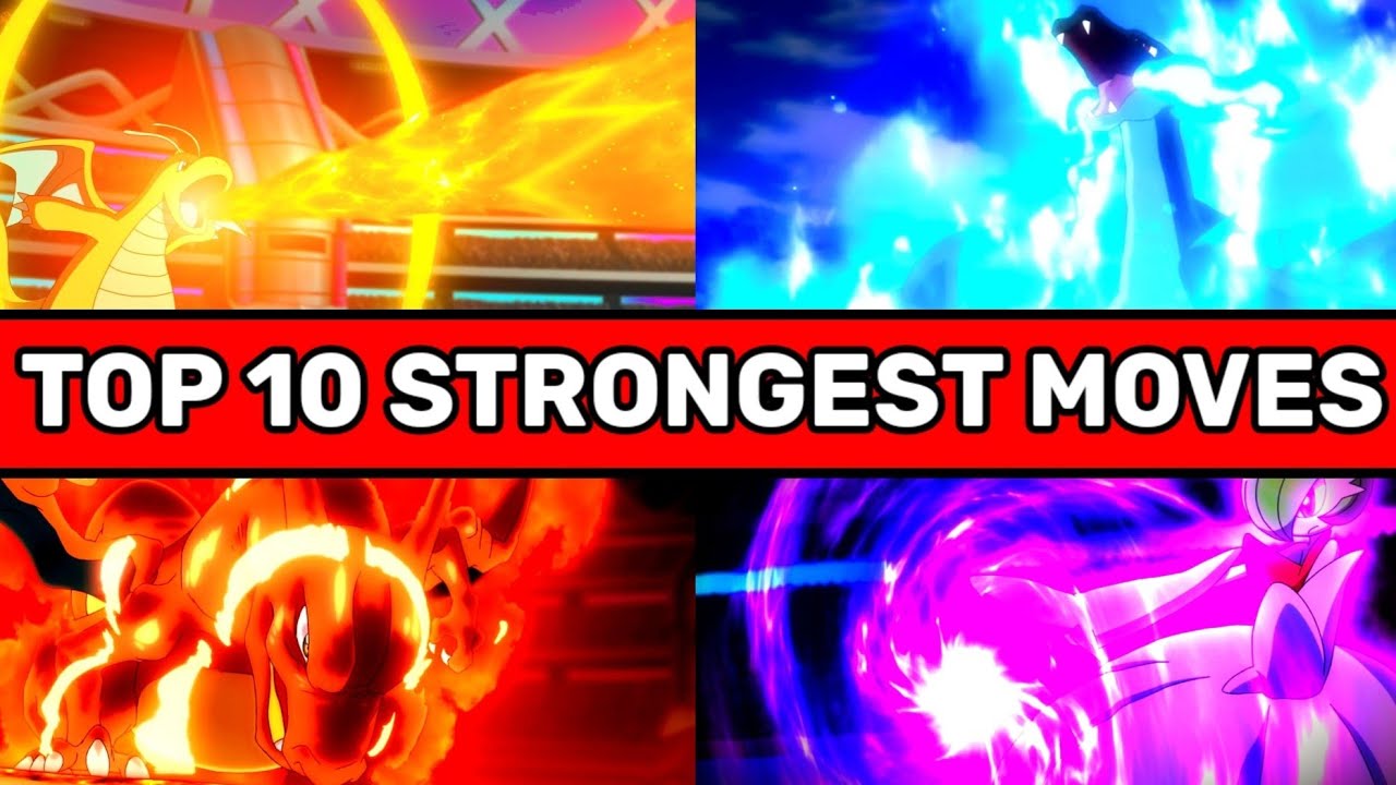 Top 10 strongest attacks in pokemon | Strongest Moves | Hindi