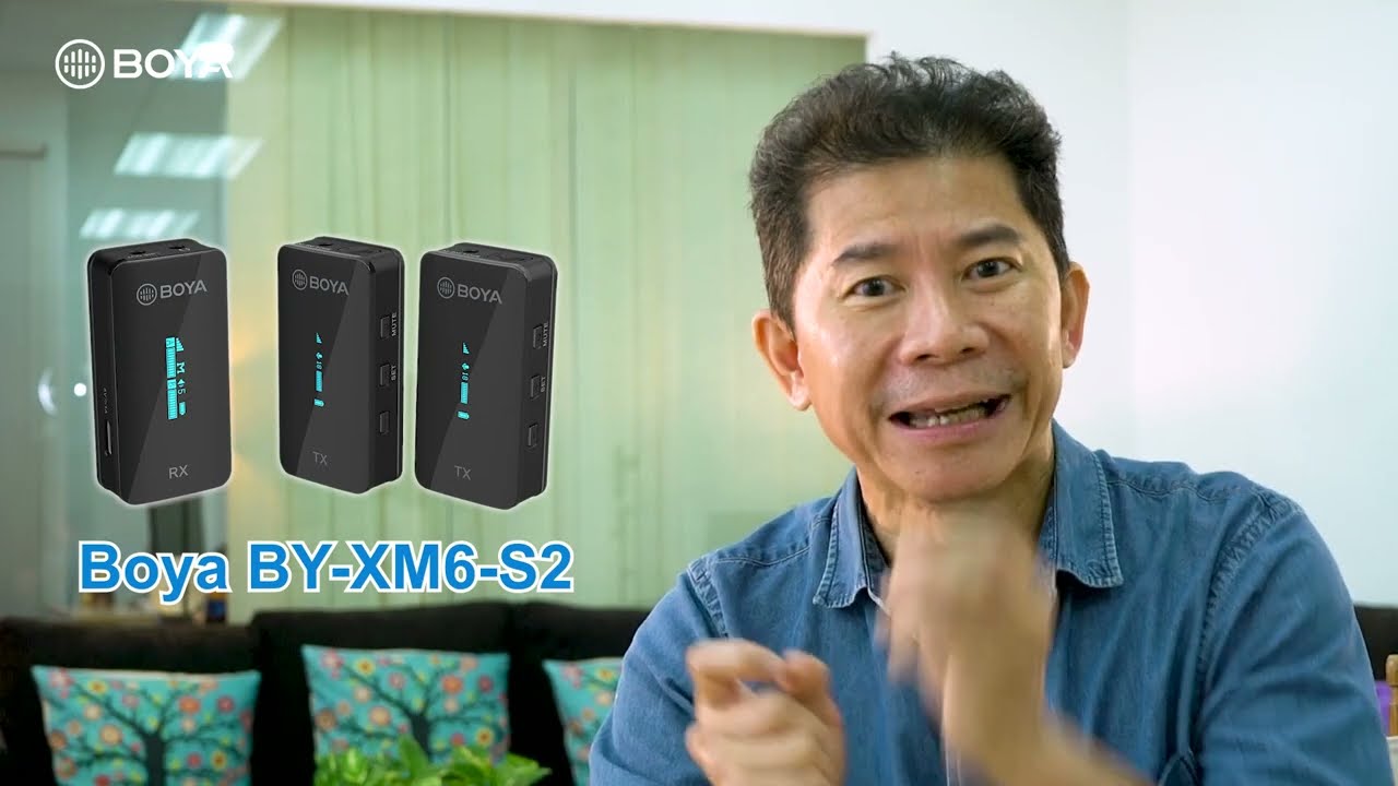 BOYA BY-XM6-S2 || How to use a wireless microphone to get better sound
