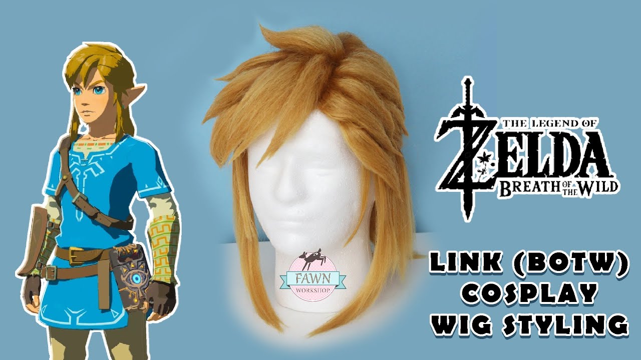 Link (breath of the wild) cosplay wig styling