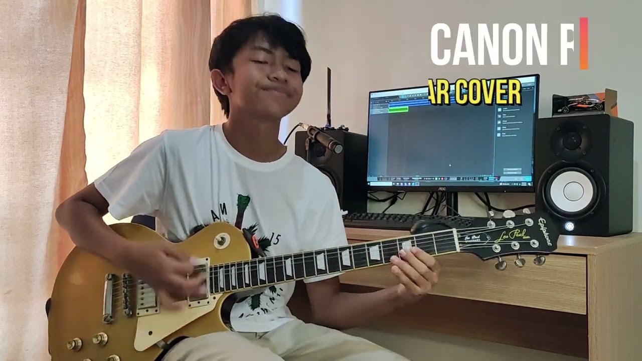 Canon Rock on Les Paul – Kaka Lim (Age 13) SHREDS it!