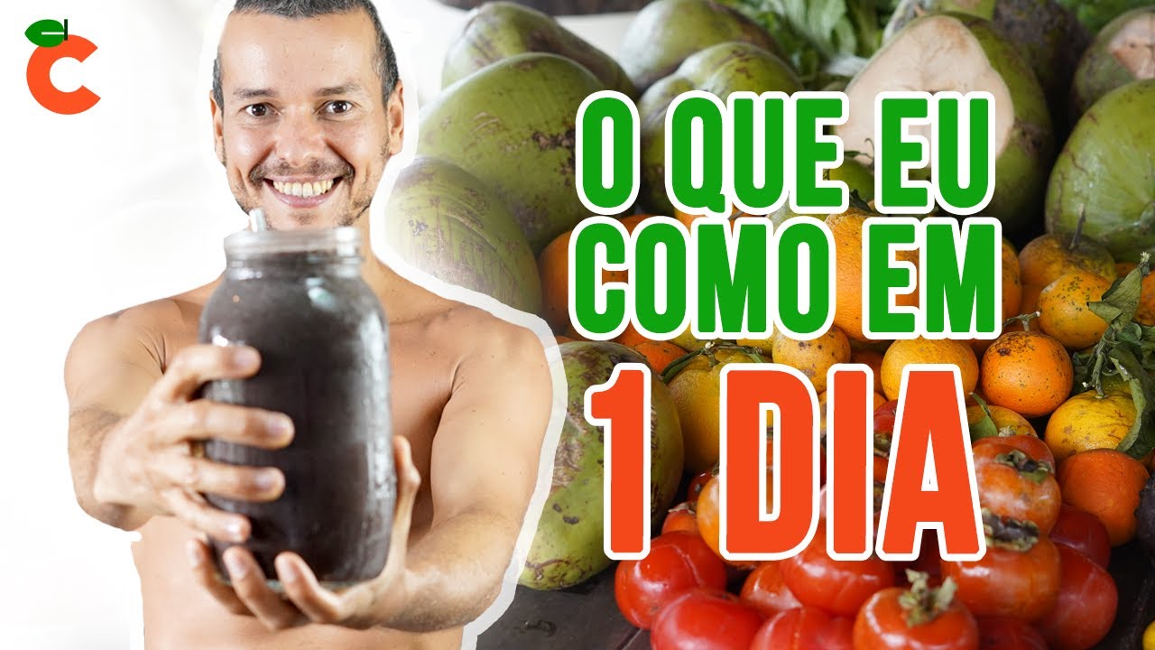 DIETA DAS FRUTAS! O que eu como em um dia frugivoro vegano crud&iacute;voro
