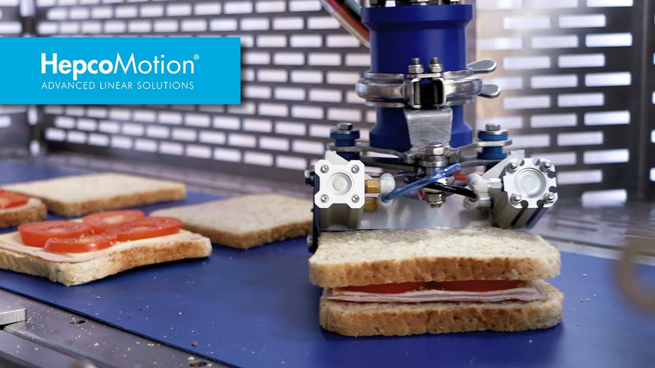 Geautomatiseerd sandwich oplegsysteem | SL2 - Roestvaststalen Lineaire geleidingen
