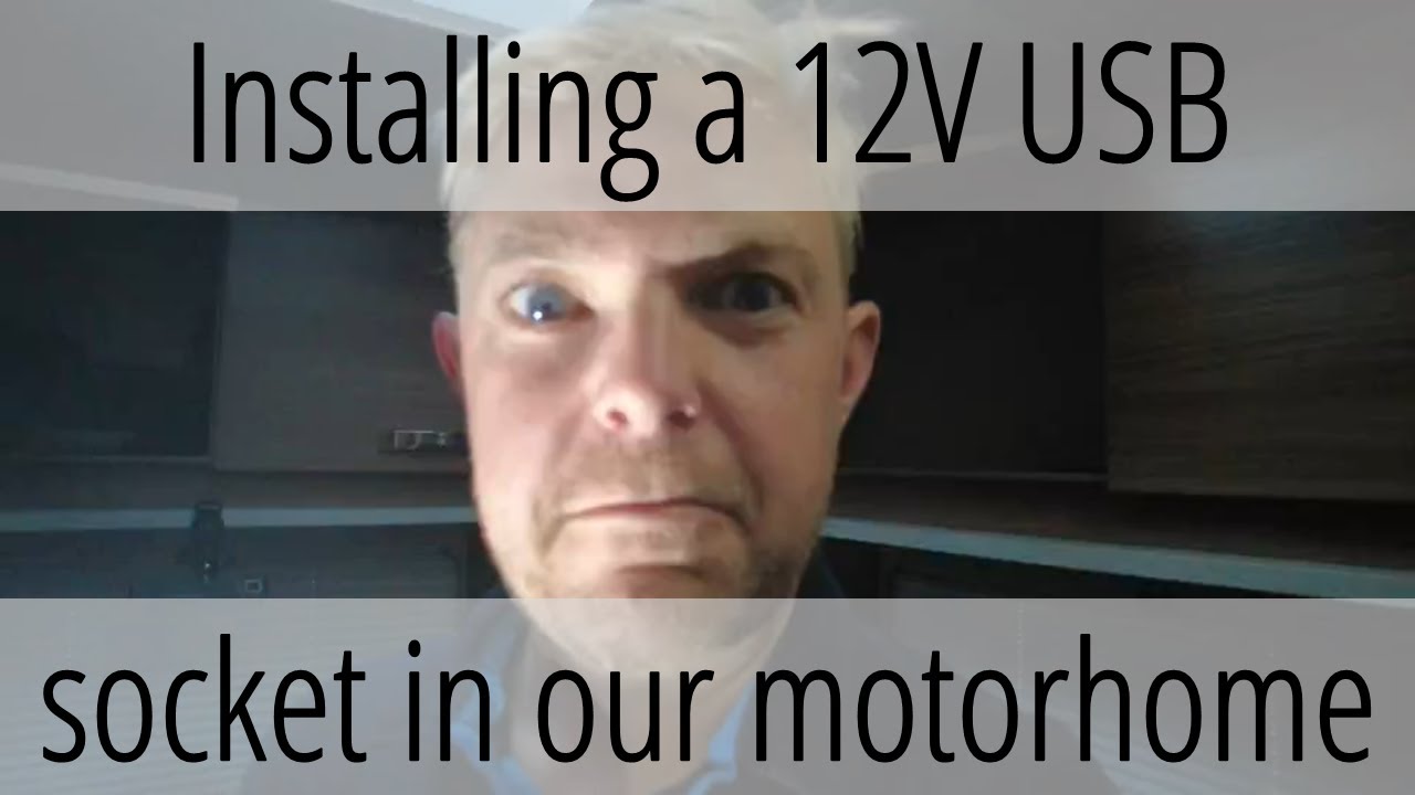 Installing an additional USB socket in a MOTORHOME