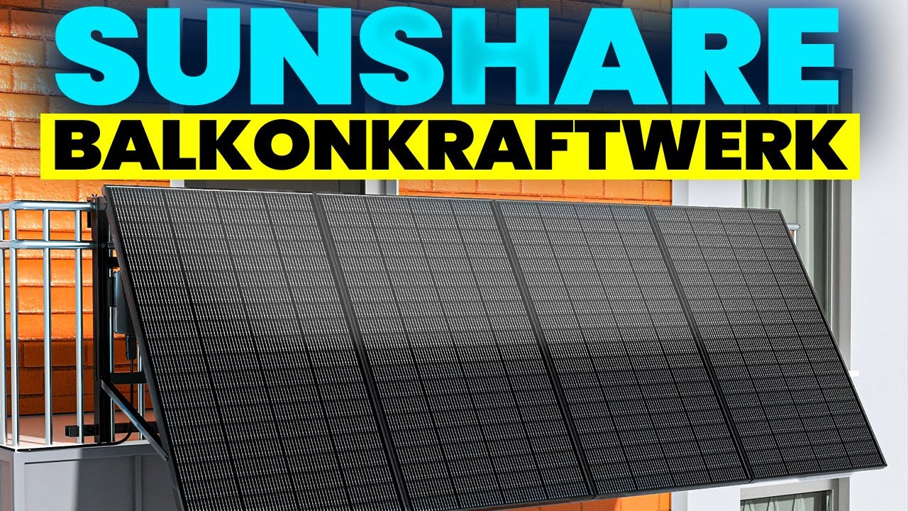 Sunshare Ray: Ein Balkonkraftwerk, mit dem du einfach Strom & Geld sparst!