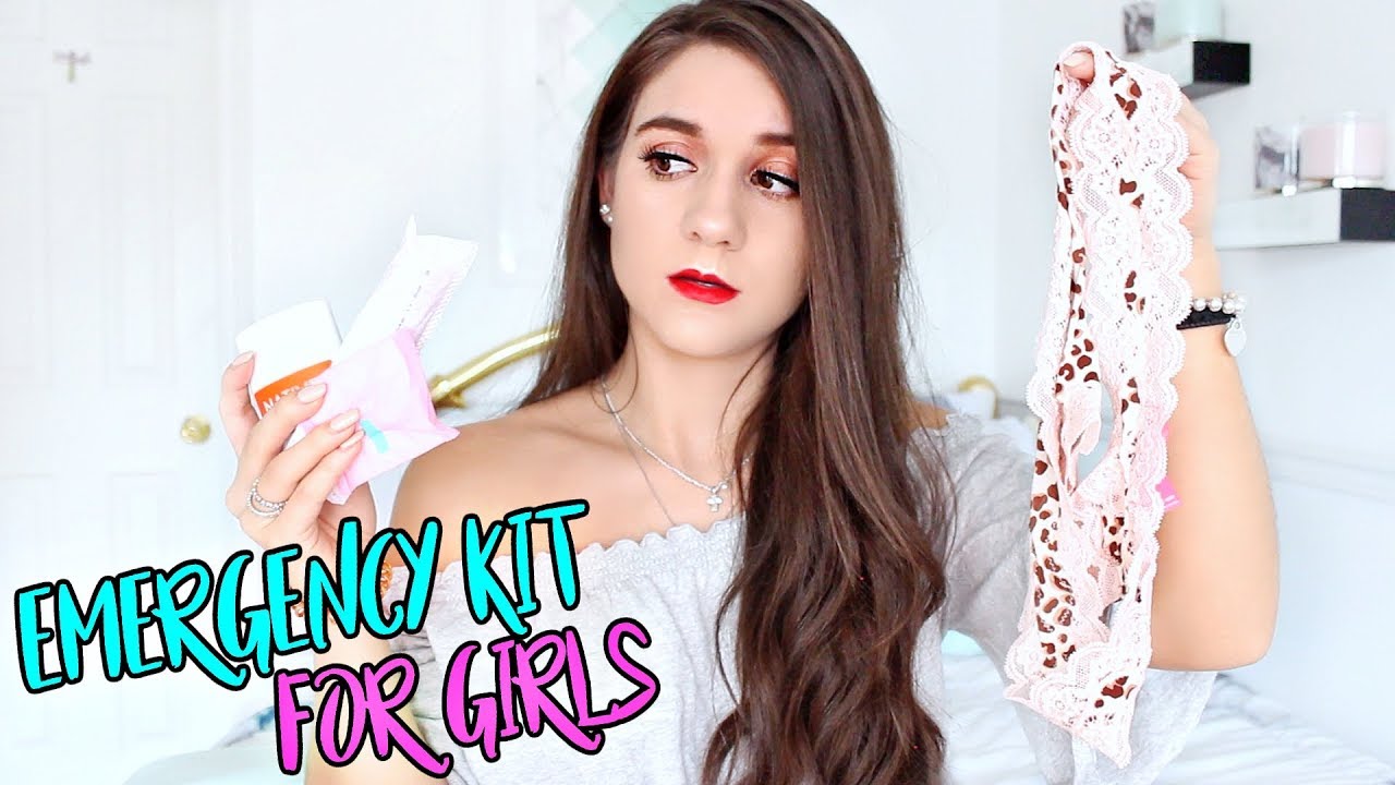 What You NEED In Your School EMERGENCY KIT For Girls !!
