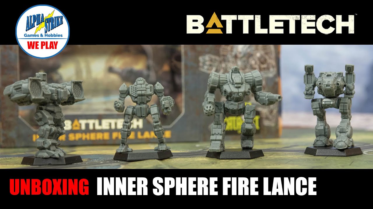 BattleTech: Inner Sphere Fire Lance Unboxing